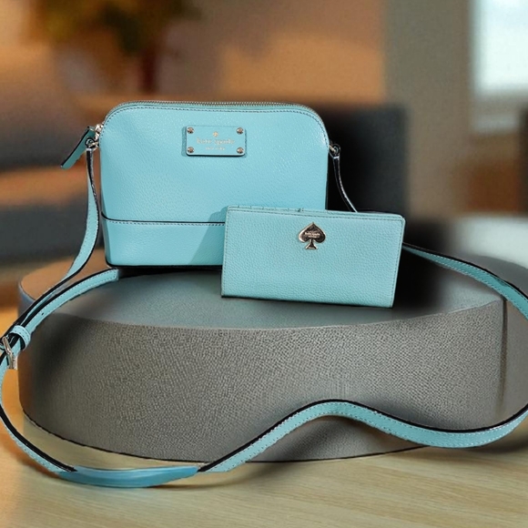 Kate Spade Aquamarine Crossbody Bag and Wallet - Picture 7 of 7